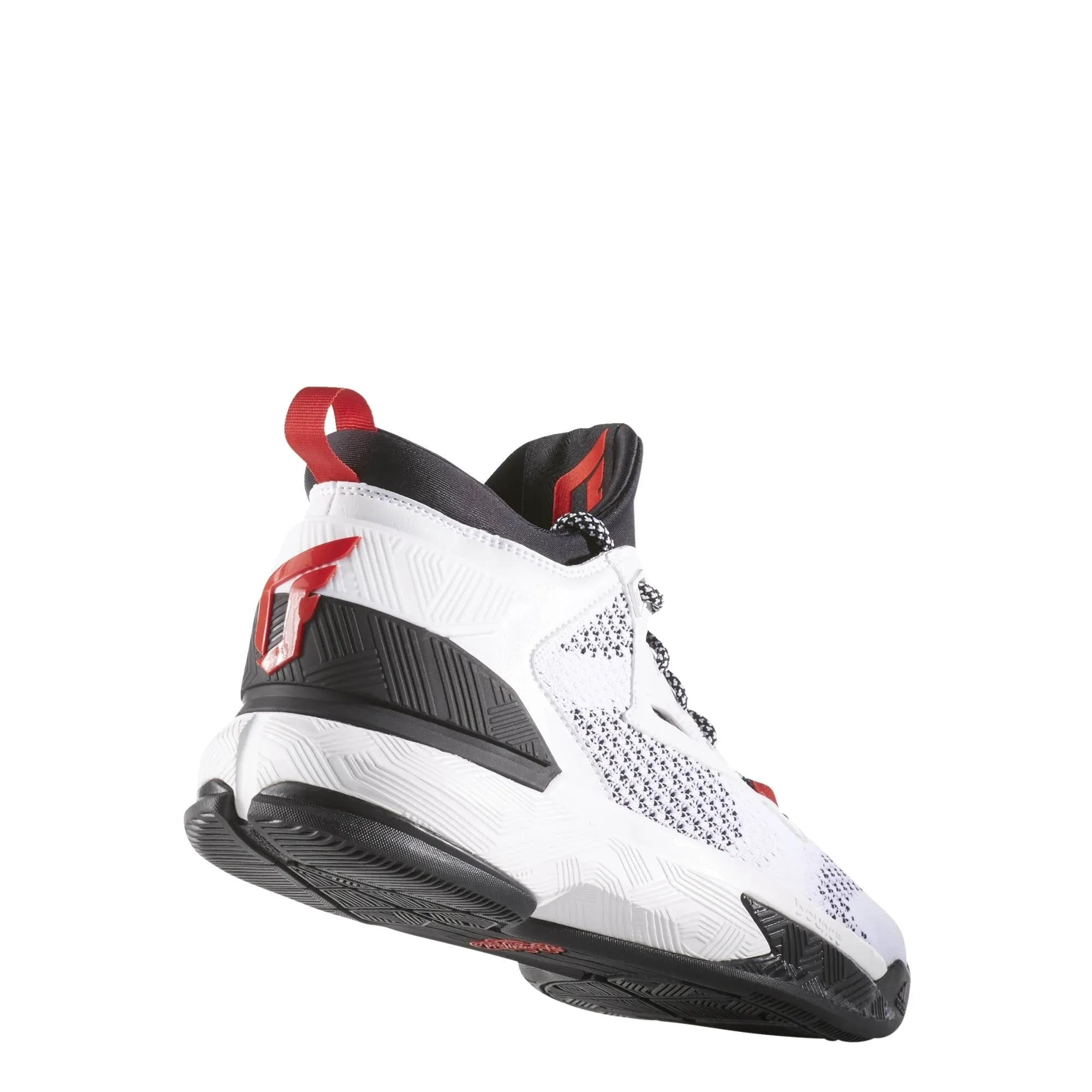 Adidas D Lillard 2.0 Primeknit Basketball Boots/Shoes - White/Black/Red