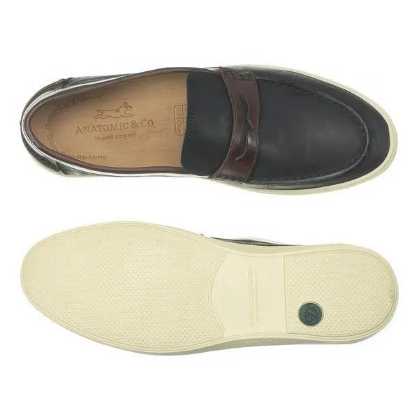 Anatomic Lages Burgundy & Black Loafers