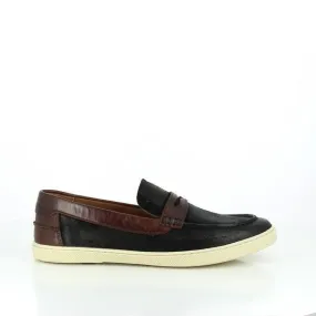 Anatomic Lages Burgundy & Black Loafers