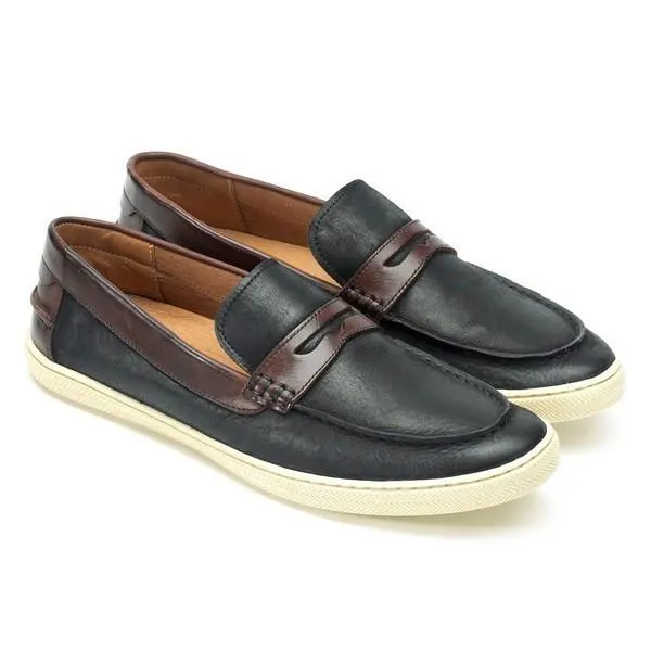 Anatomic Lages Burgundy & Black Loafers