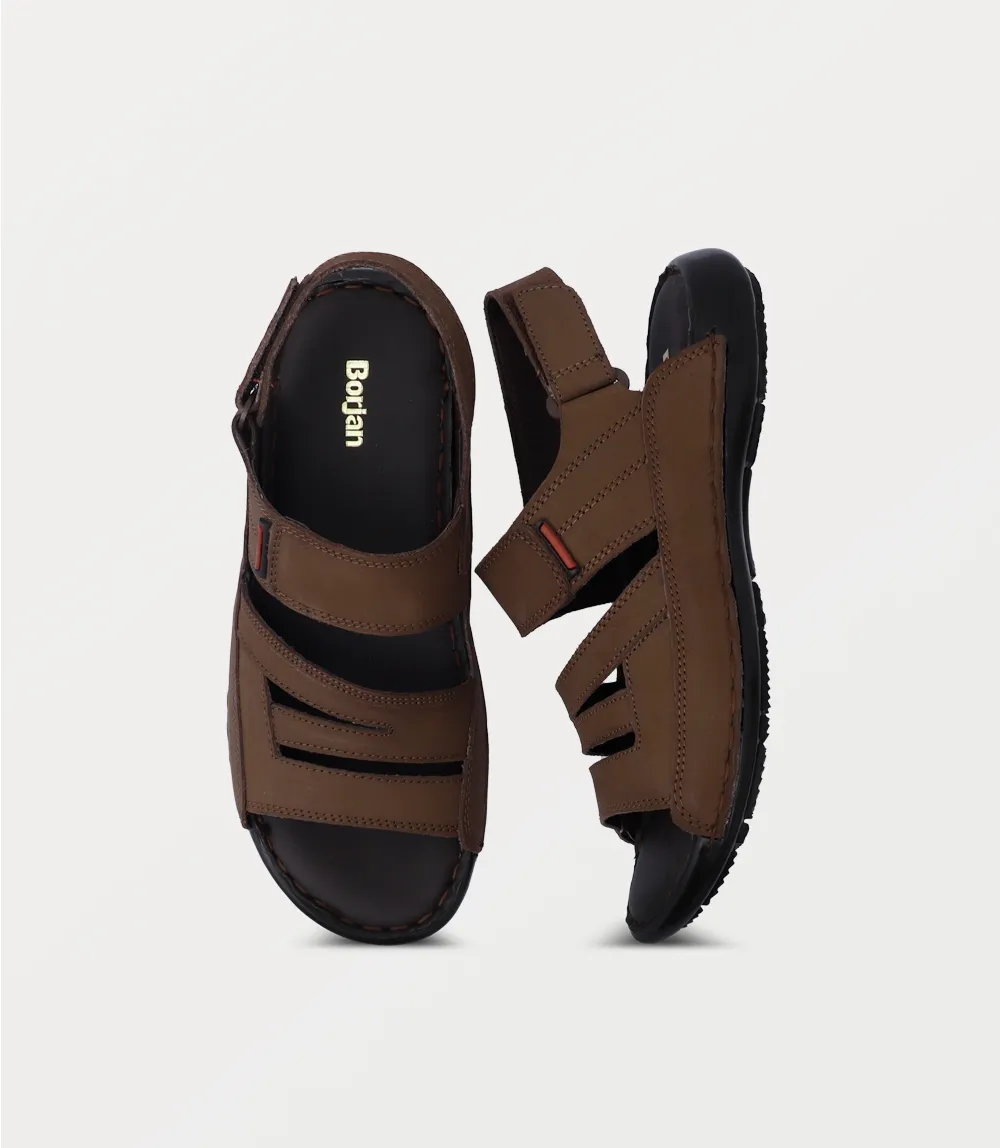 BM6829-BROWN-Men Sandals