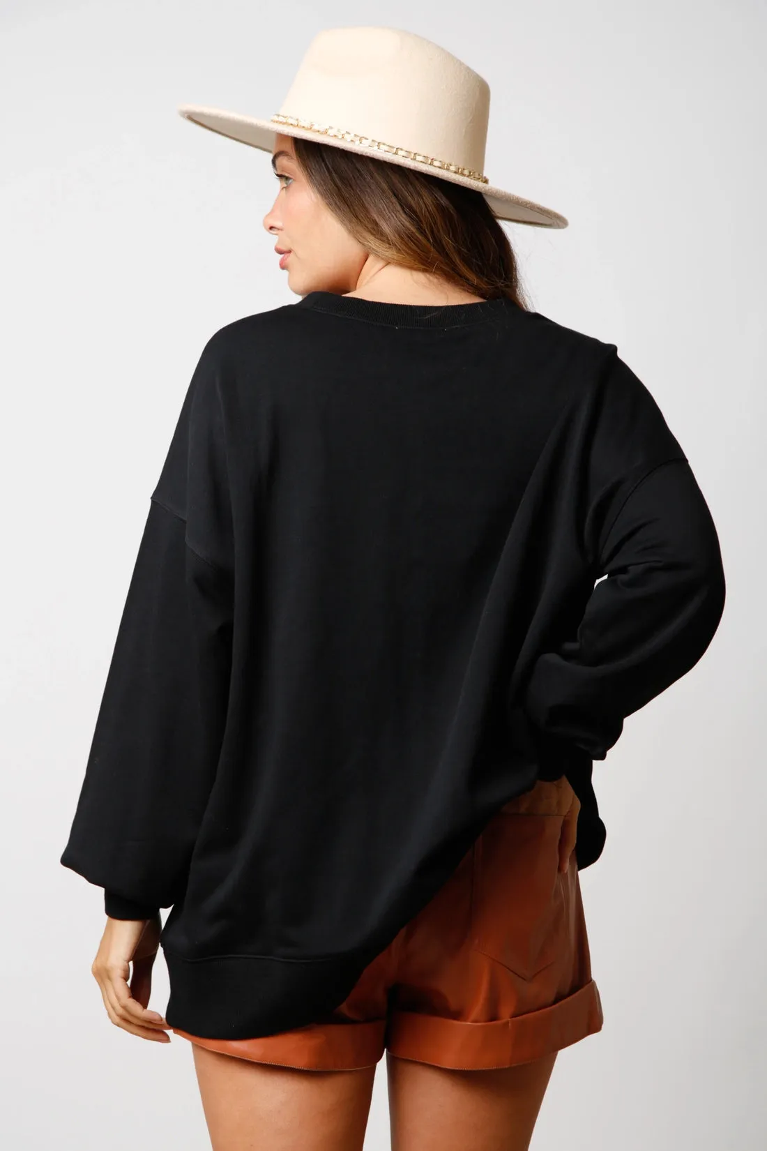 Boots & Hats Sequin Pull Over