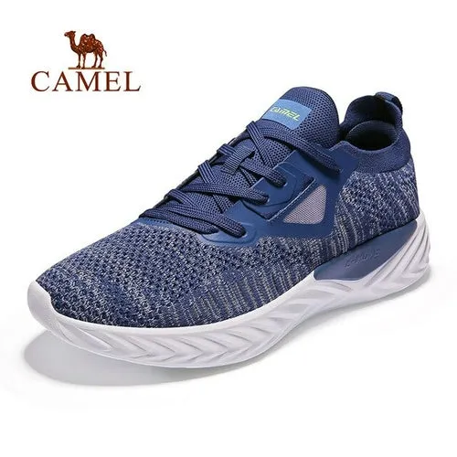 CAMEL Men's Sneakers Breathable Mesh Shoes Men Leisure Tracking Shoes