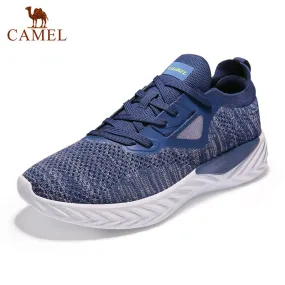 CAMEL Men's Sneakers Breathable Mesh Shoes Men Leisure Tracking Shoes