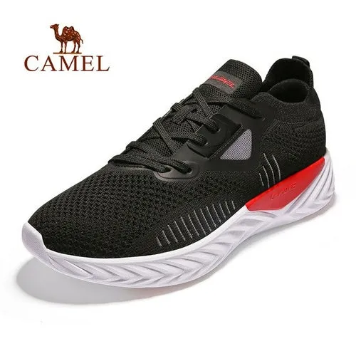 CAMEL Men's Sneakers Breathable Mesh Shoes Men Leisure Tracking Shoes