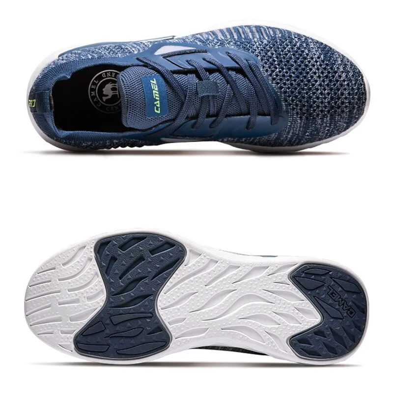CAMEL Men's Sneakers Breathable Mesh Shoes Men Leisure Tracking Shoes