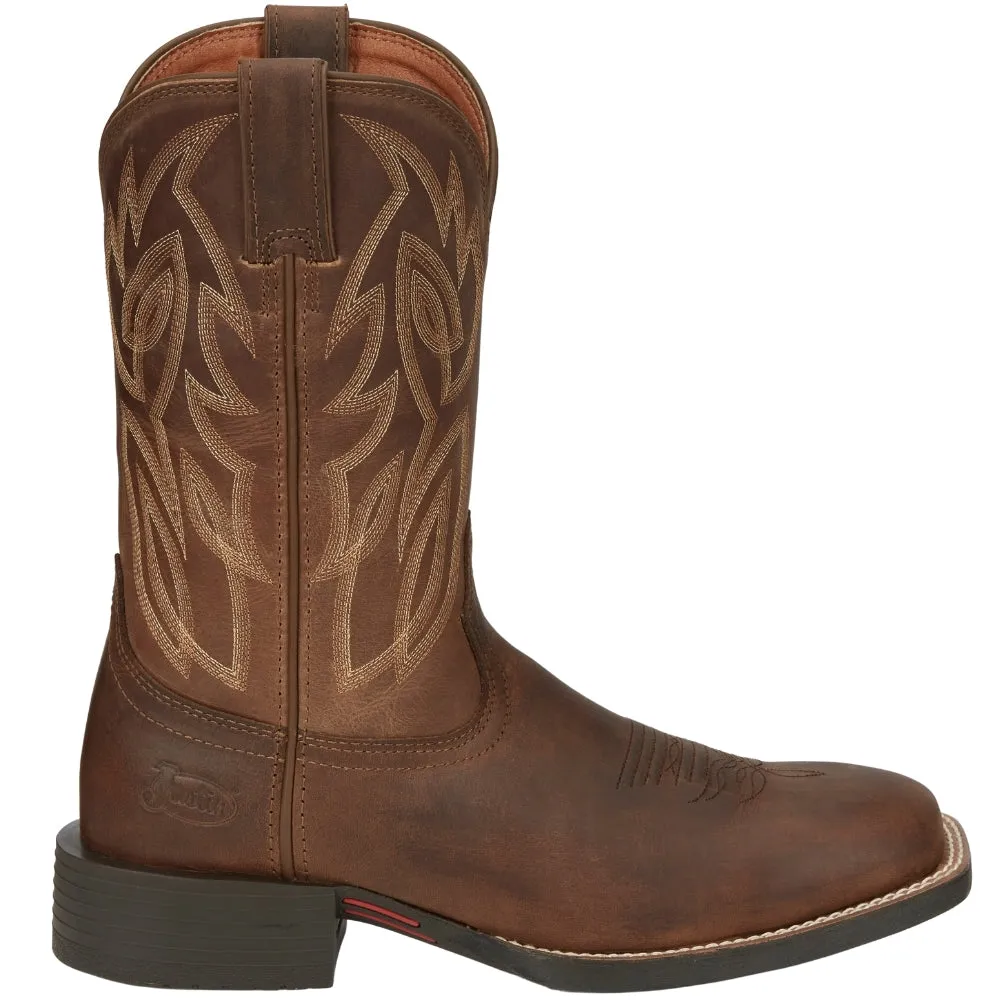 Canter 11 Inch Water Buffalo Square Toe Cowboy Boots