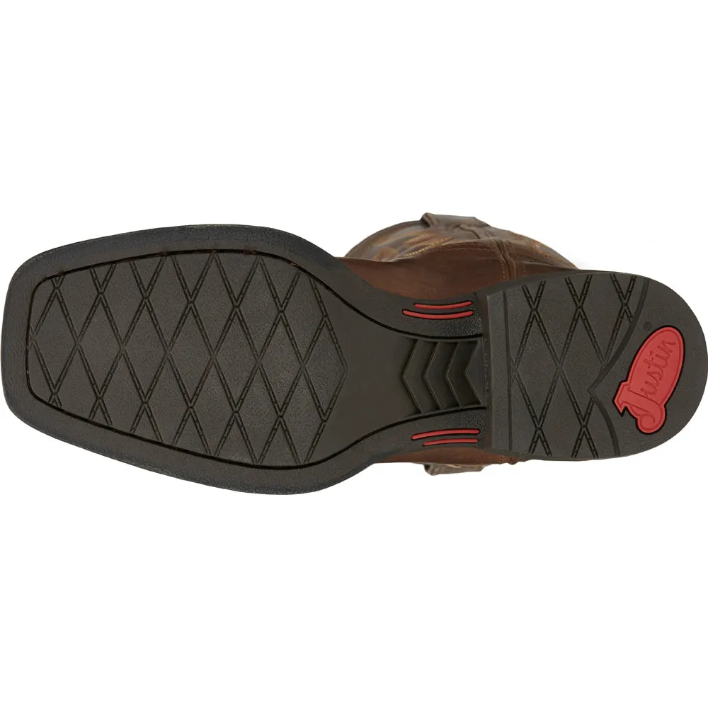 Canter 11 Inch Water Buffalo Square Toe Cowboy Boots