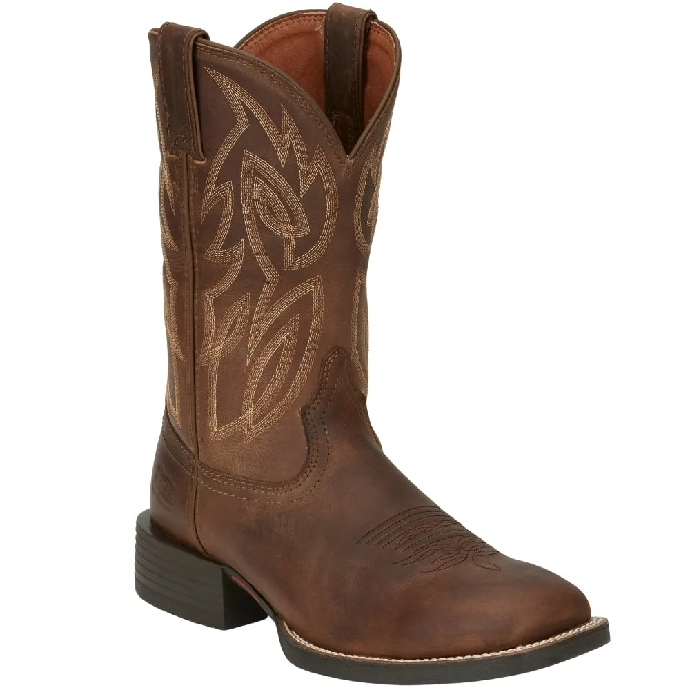 Canter 11 Inch Water Buffalo Square Toe Cowboy Boots