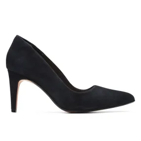 Clarks Laina Rae Black Suede - Standard Width
