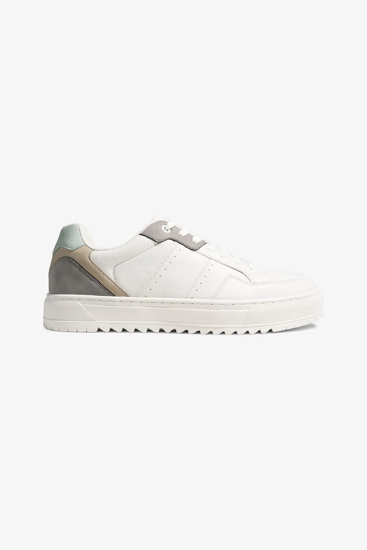 Classic Sneaker - Hvit/Grå/Grønn