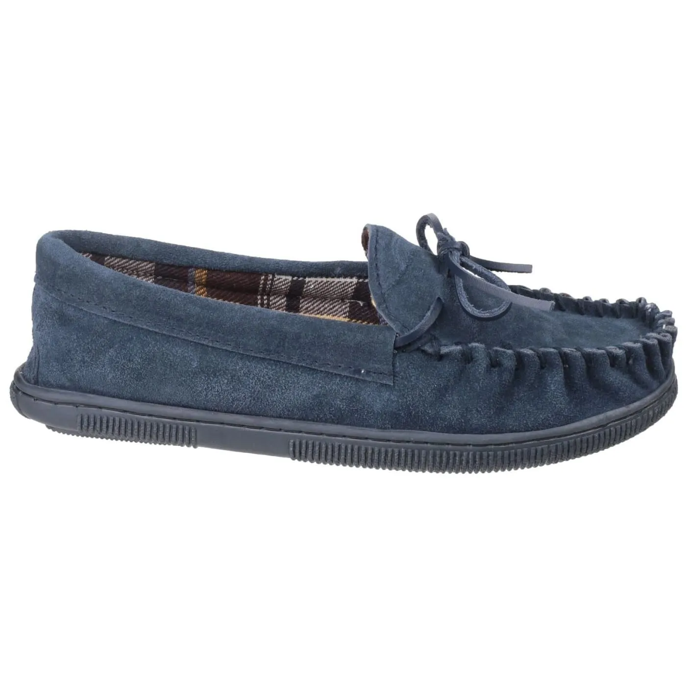 Cotswold Alberta Navy Mens Suede Slippers