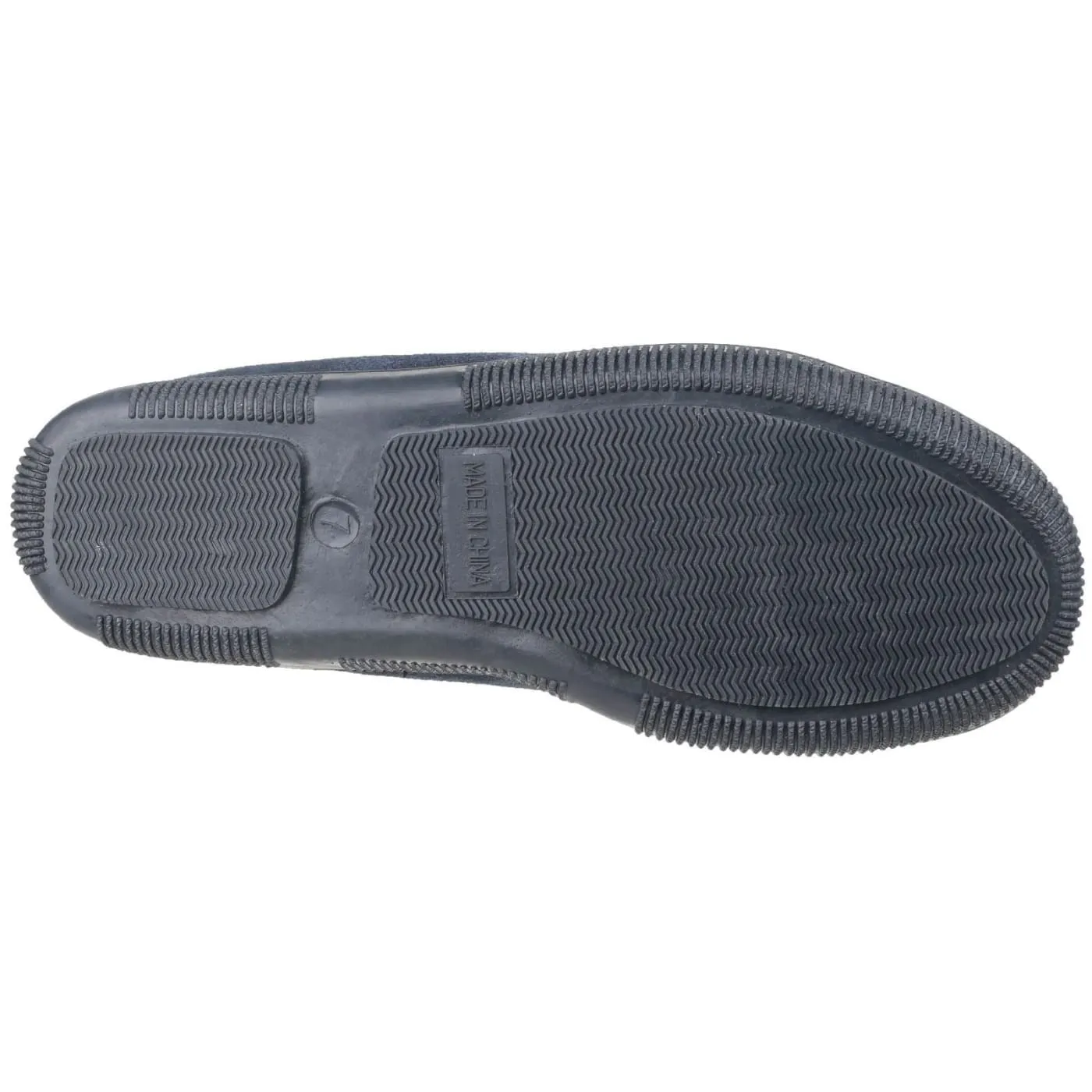 Cotswold Alberta Navy Mens Suede Slippers