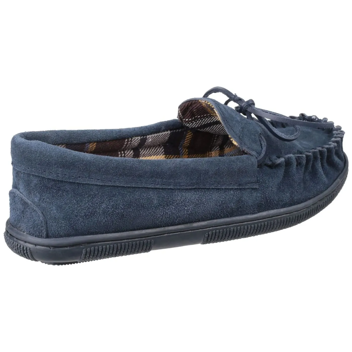 Cotswold Alberta Navy Mens Suede Slippers