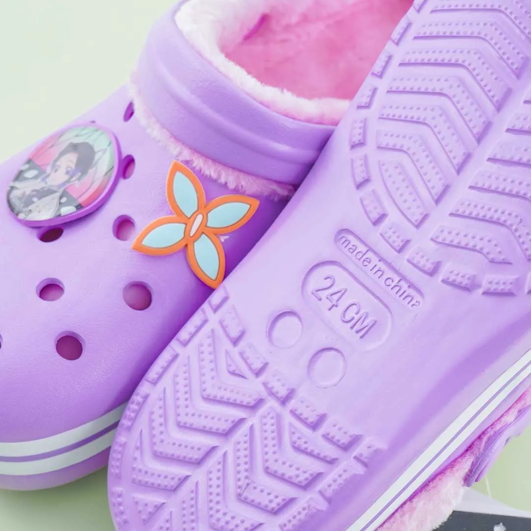 Demon Slayer Shinobu Kocho Clog Sandals - Large