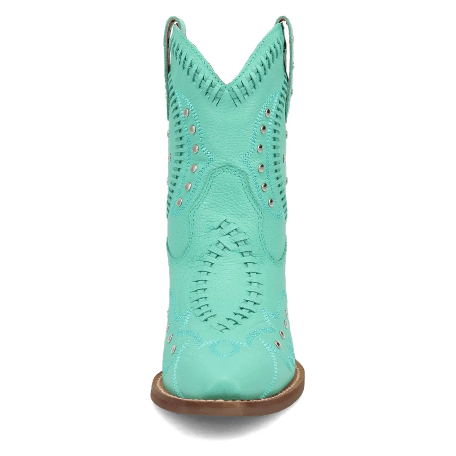 Dingo Womens Preciousie Green Leather Cowboy Boots