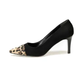 Elegant Women Gova Shoes with leopard design