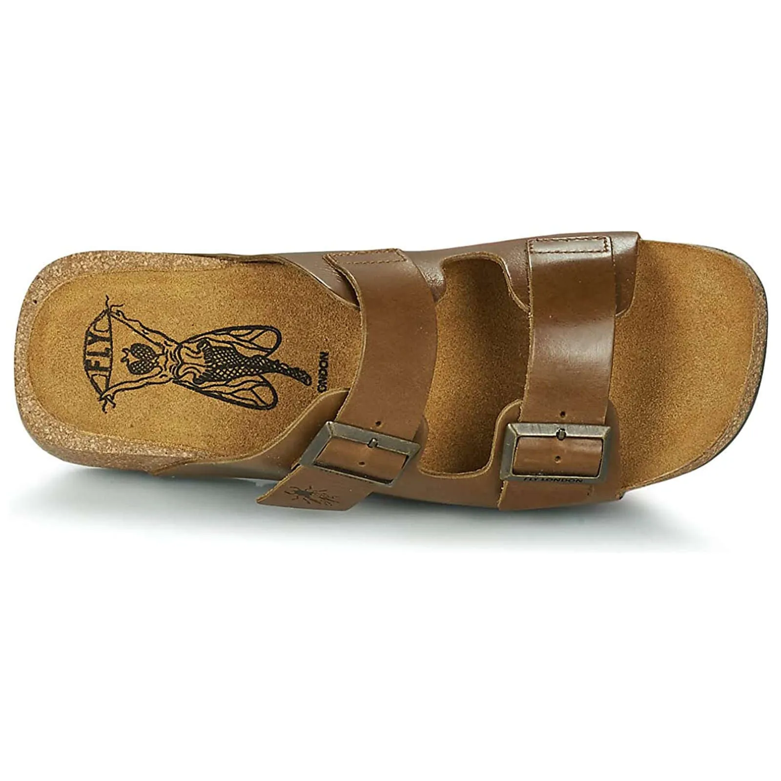 Fly London Caja721Fly Leather Women's Slide Sandals