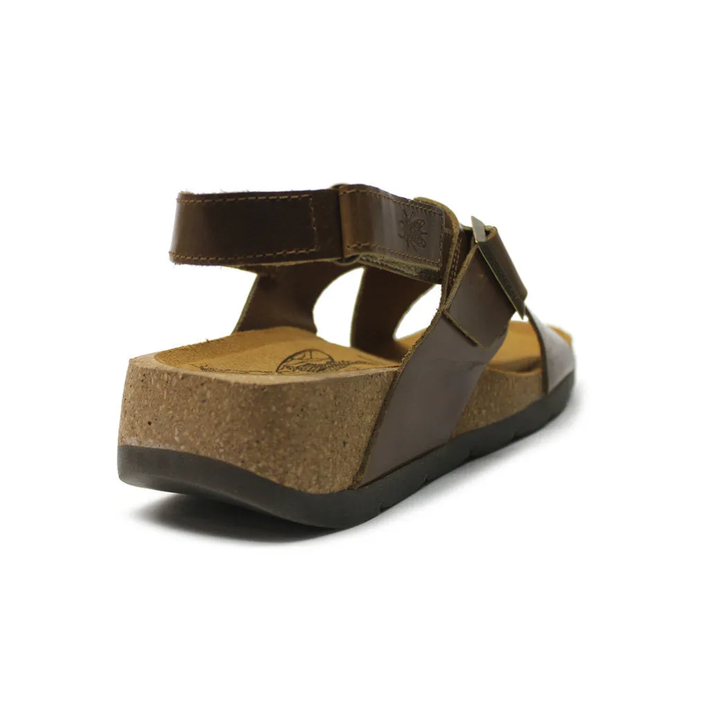 Fly London Chlo852Fly Leather Women's Crossover Ankle Strap Sandals