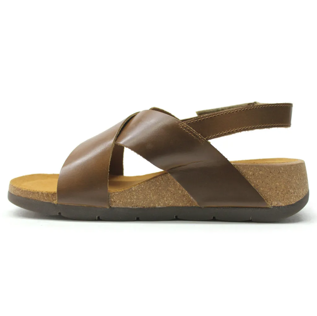 Fly London Chlo852Fly Leather Women's Crossover Ankle Strap Sandals