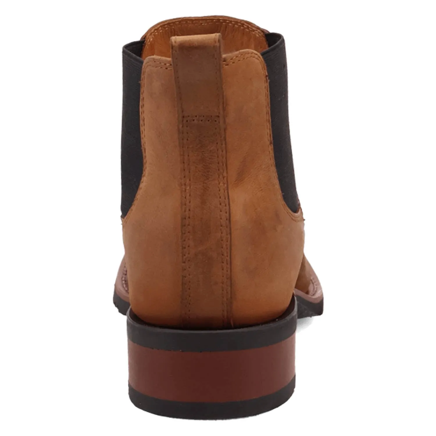 Laredo Mens Devin Tan Leather Chelsea Boots