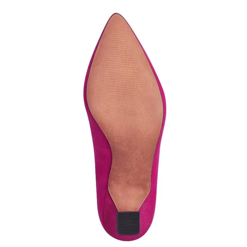 Marco Tozzi Womens Pink Suede Heel - 2-22418-41
