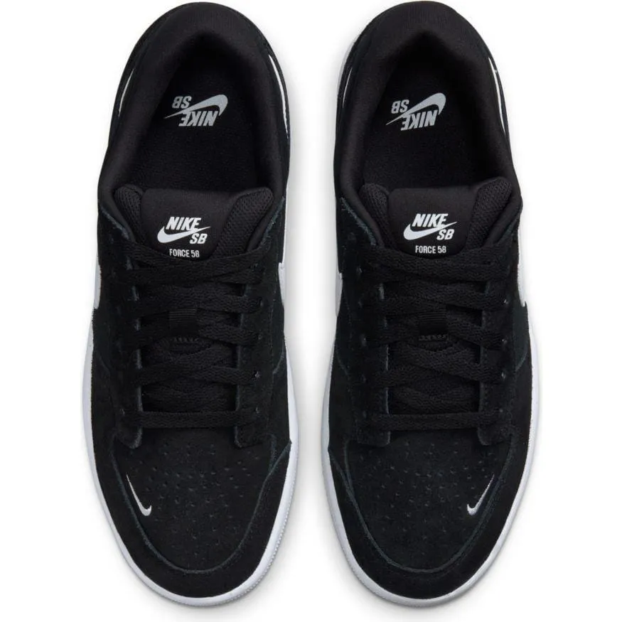 Nike SB Force 58 Suede Black White