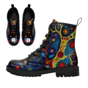 Personalized Mandala Winter Boots, Custom Cozy Artistic Boots, Stylish Warm Winter Unisex Boots