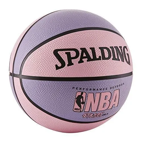 Spalding NBA Street Basketball - Pink & Purple  - Intermediate Size 6 (28.5")