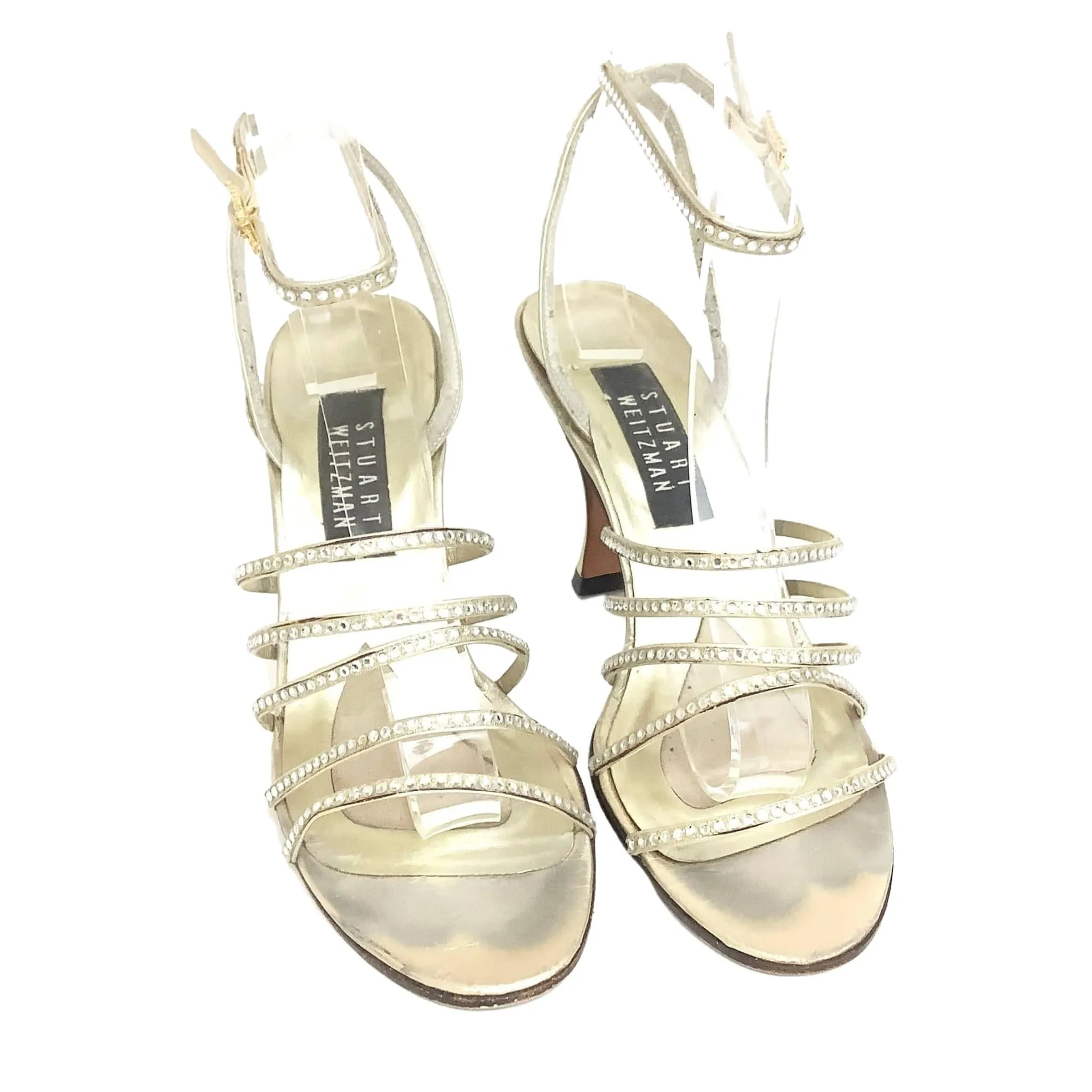 Strappy Gold Heels