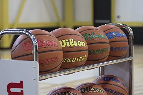 Wilson Evolution Game Basketball, Black, Official Size - 29.5"