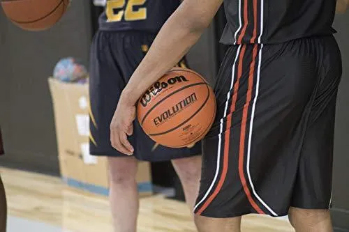 Wilson Evolution Game Basketball, Black, Official Size - 29.5"