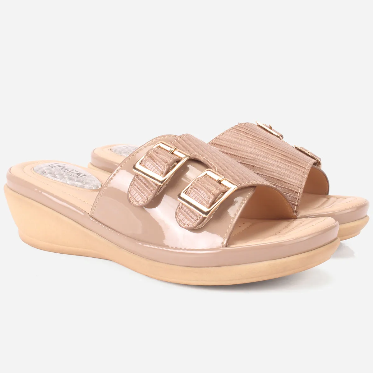 Women "TEOM" Comfort Open Toe Slippers