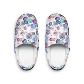 Women's Indoor Slippers - Seascape Light Botanicals Collection